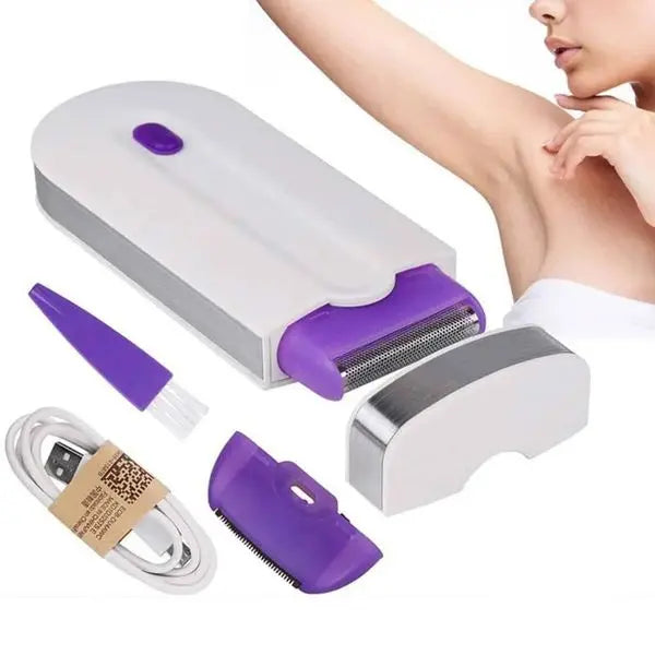 New Laser Hair Remover Blue Light Induction Ladies Shaver Yil Mart