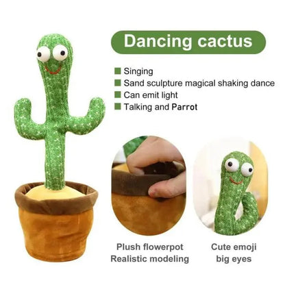 New Dancing Cactus Toy, Talking Tree Cactus Plush Toy Free Home Delivery Limited Stock Available Azadi Sale Yil Mart