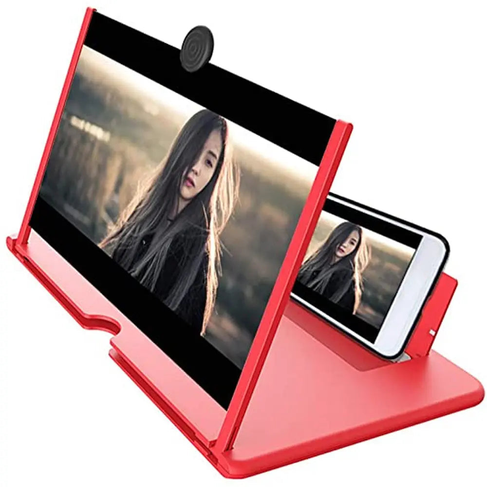 Full HD Mobile Phone Screen Amplifier Pull-out HD Video Mobile Phone Desktop Lazy Magnifying Glass Holder  Limit Stock 12 Inch Size Yil Mart